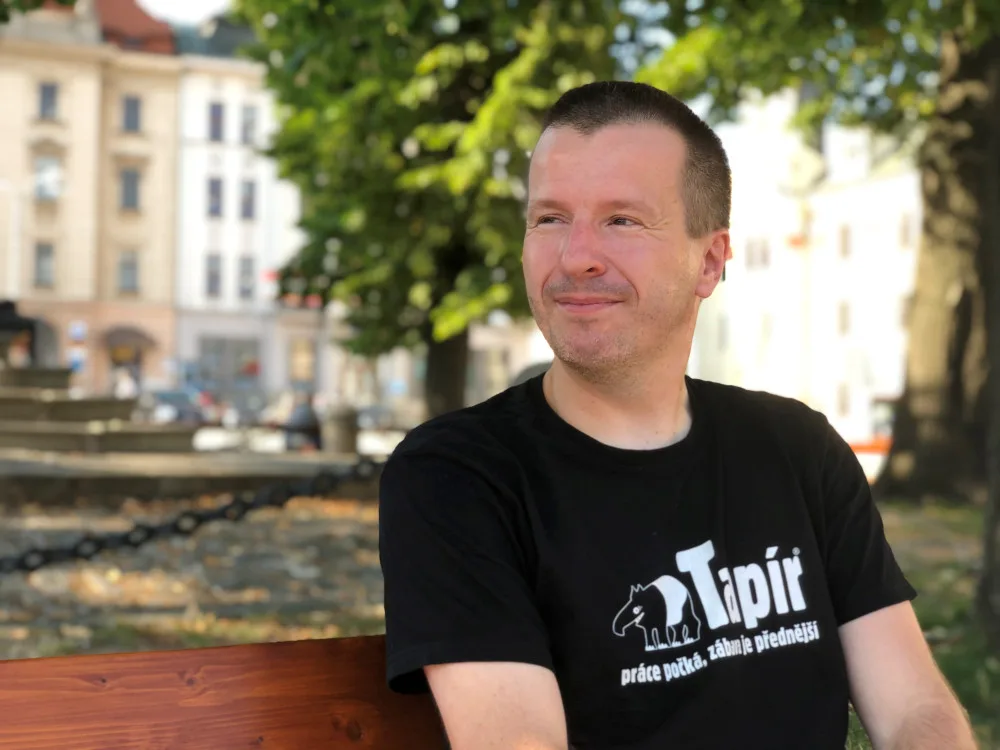 Kreslíř vtipů Lukáš Křenek