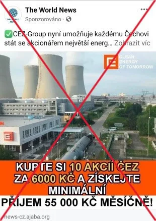 Podvodné reklamy lákají na investování. Využívají prezidenta Pavla i firmu ČEZ