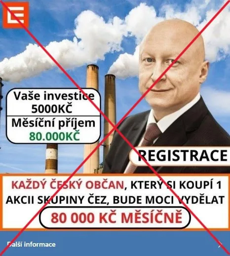 Podvodné reklamy lákají na investování. Využívají prezidenta Pavla i firmu ČEZ