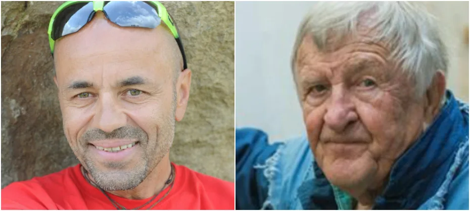 Vlevo: Radek Jaroš, vpravo: František Mertl zvaný Franta