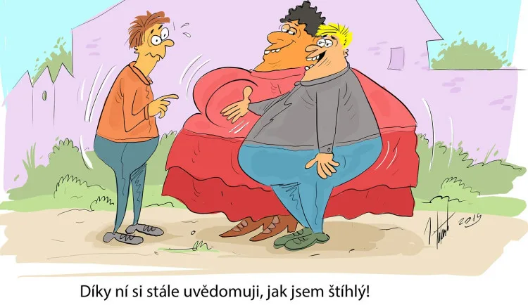 Listopadová dávka vtipů od kreslíře Jana Tatarky