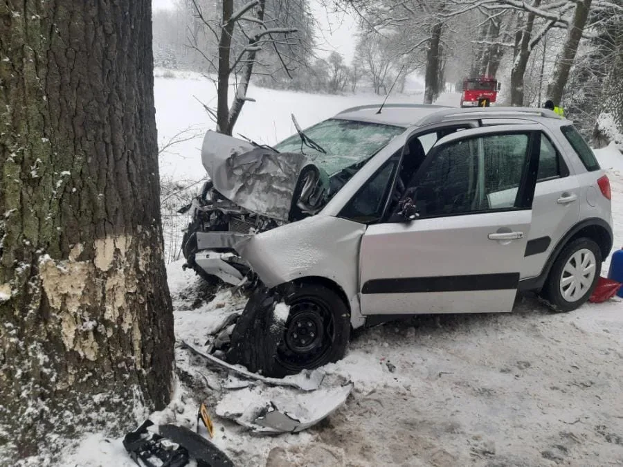 Foto z tragické dopravní nehody, která se stala dnes dopoledne na Pelhřimovsku
