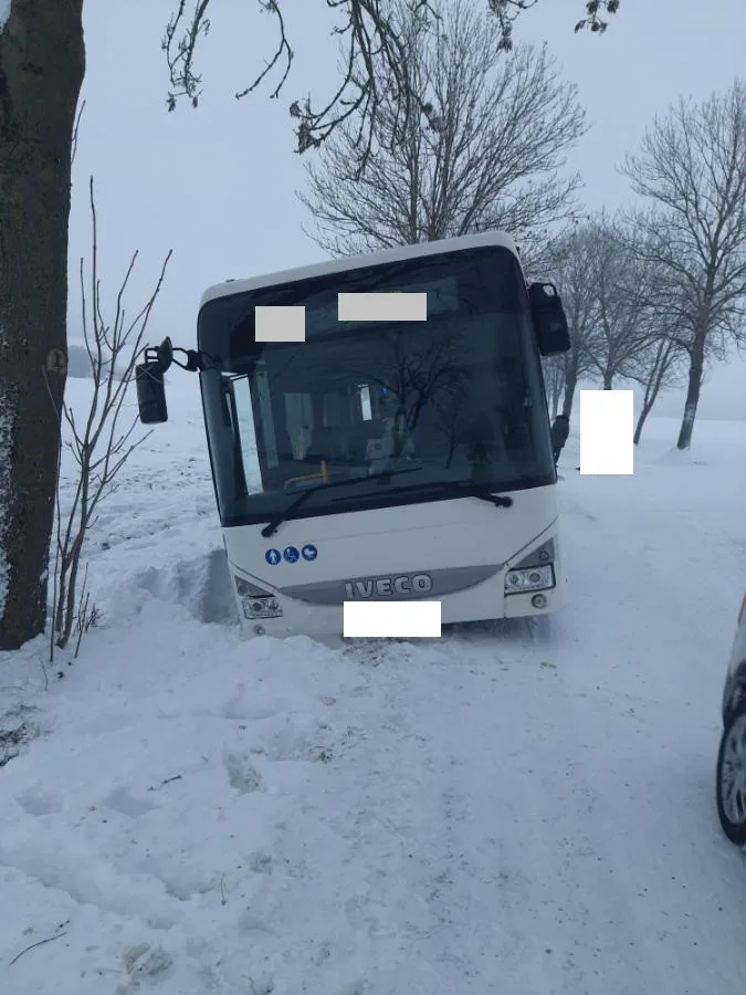 Autobus na Žďársku, který nemohl vyjet