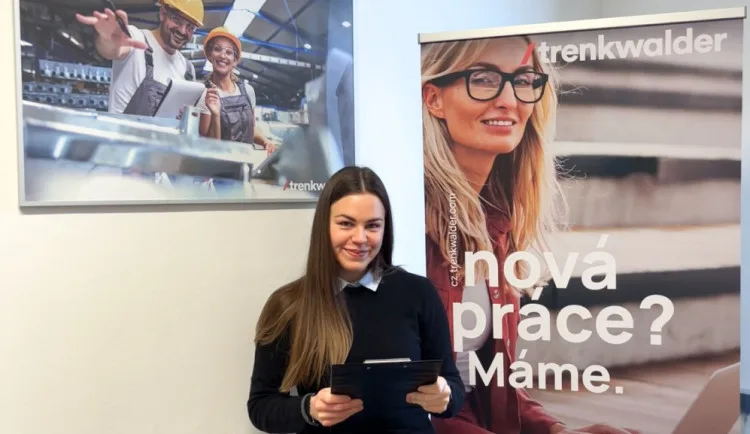 Marketingová manažerka Trenkwalder s novým firemním vizuálem