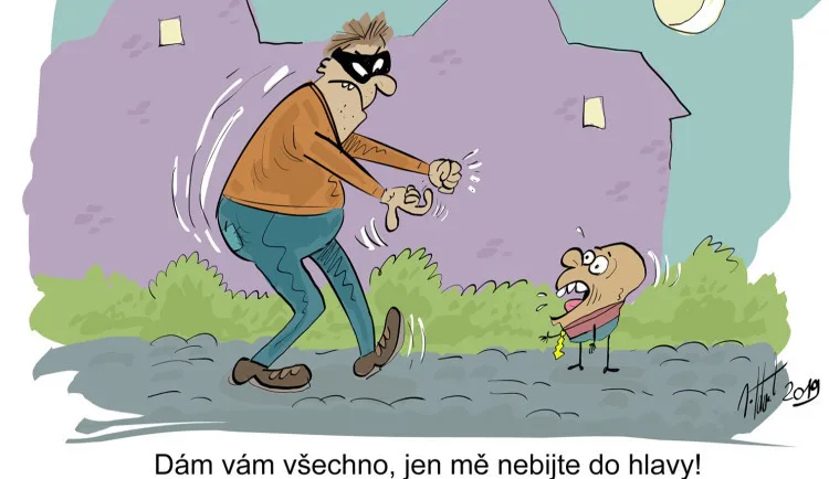 Březnová dávka vtipů od kreslíře Jana Tatarky