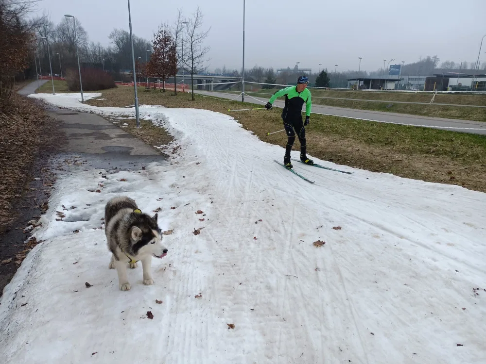 Jihlavák Jirka strávil 24 hodin na běžkách, najel 100 kilometrů. Výzvy věnuju mamce, která zemřela v 52 letech na rakovinu, říká
