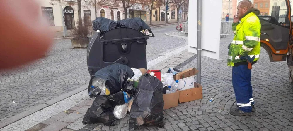 Černé skládky v Jihlavě. Foto: poskytly Služby města Jihlavy