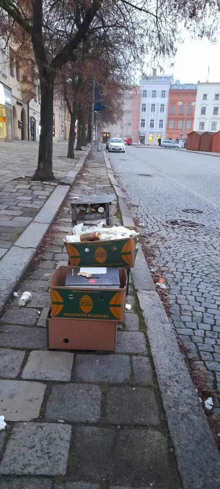 Černé skládky v Jihlavě. Foto: poskytly Služby města Jihlavy