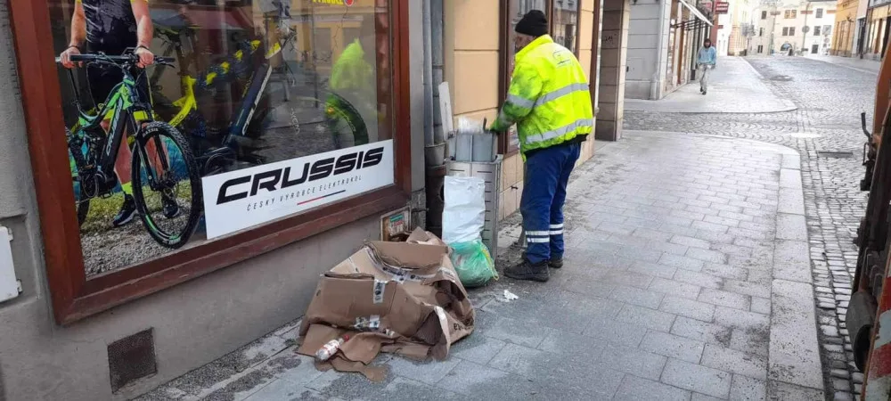 Černé skládky v Jihlavě. Foto: poskytly Služby města Jihlavy