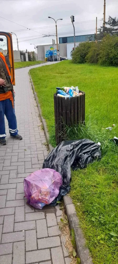 Černé skládky v Jihlavě. Foto: poskytly Služby města Jihlavy