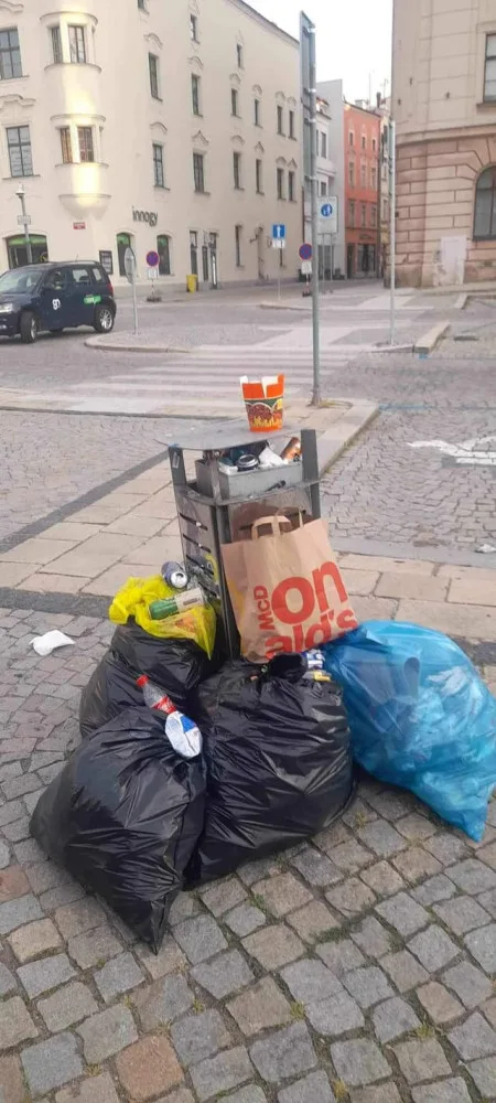 Černé skládky v Jihlavě. Foto: poskytly Služby města Jihlavy