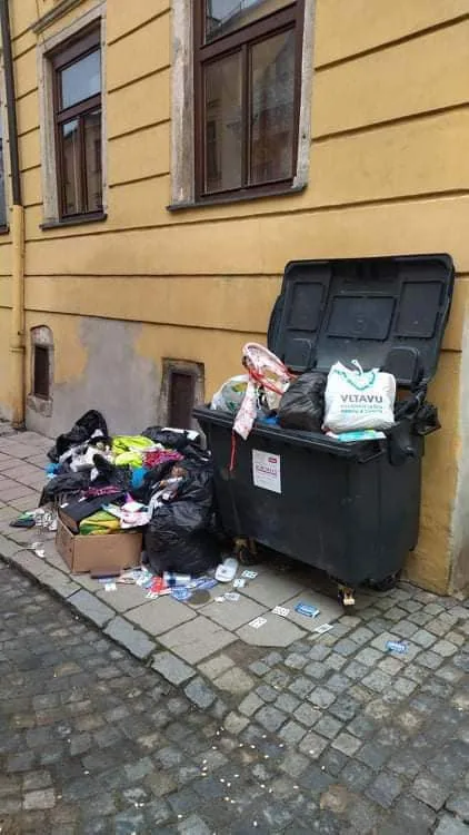 Černé skládky v Jihlavě. Foto: poskytly Služby města Jihlavy