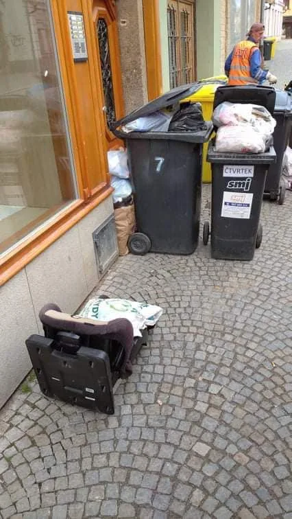 Černé skládky v Jihlavě. Foto: poskytly Služby města Jihlavy