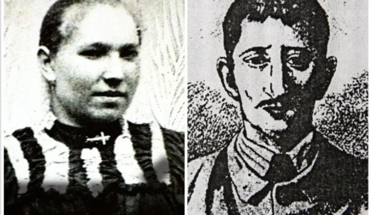 Anežka Hrůzová (ačkoliv se její fotografie zřejmě nedochovala) a Leopold Hilsner