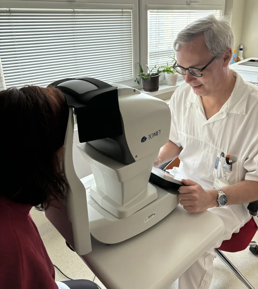 Nová kamera v ambulanci jihlavské nemocnice u diabetiků včas odhalí případné poškození zraku