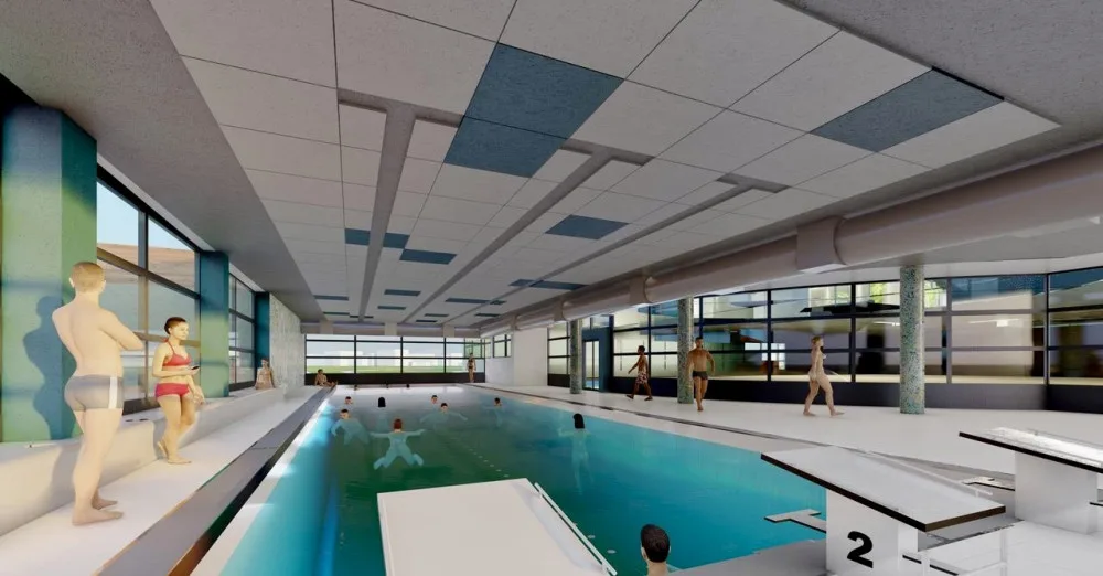 Vizualizace nového plaveckého bazénu. Zdroj: Aquapark Vodní ráj Jihlava/Facebook