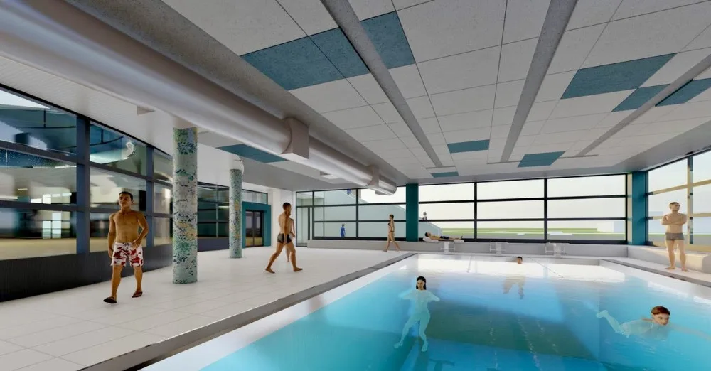 Vizualizace nového plaveckého bazénu. Zdroj: Aquapark Vodní ráj Jihlava/Facebook
