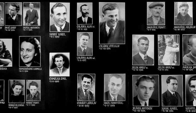 Oběti tragédie v Hrotovicích z 8. května 1945