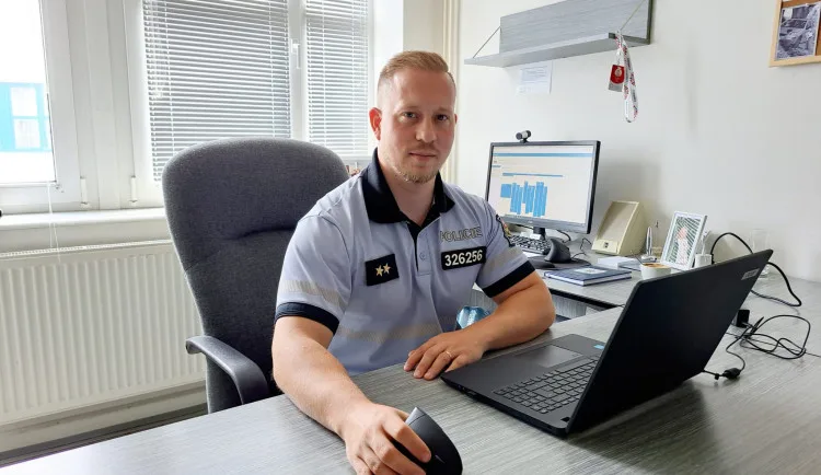 Mluvčí a preventista jihočeských policistů poručík Miroslav Šupík.