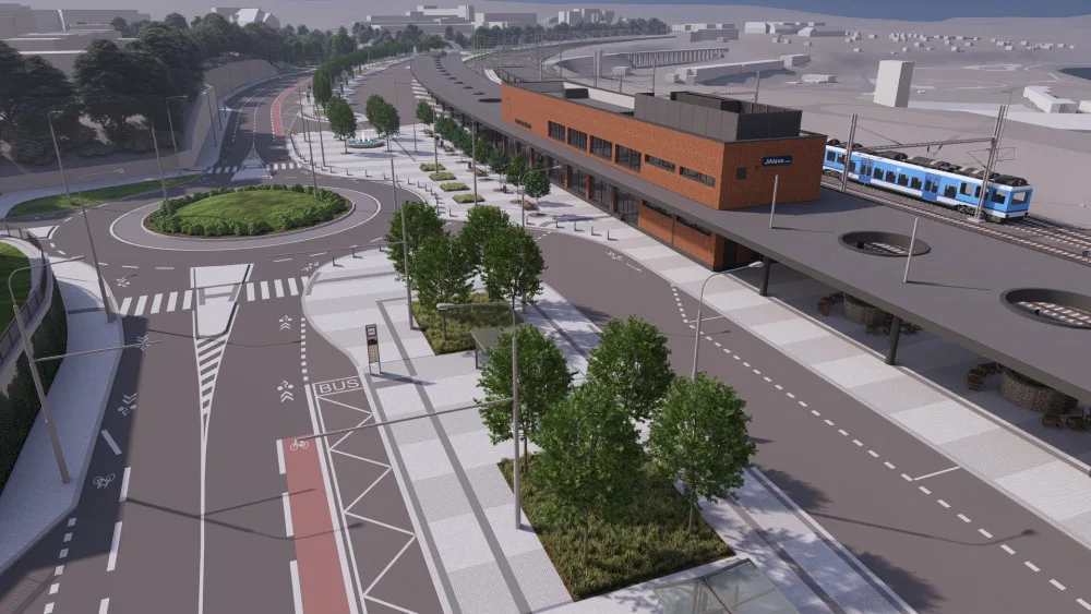 V Jihlavě přestaví městské vlakové nádraží firma Skanska, vyjde to na miliardu a čtvrt. Foto: Správa železnic