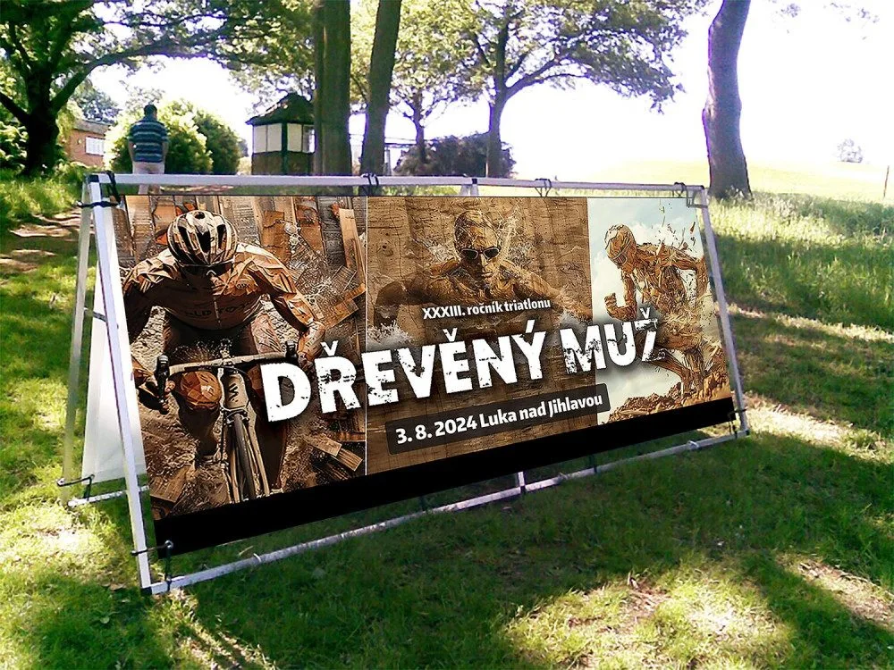 V Lukách nad Jihlavou se v sobotu opět uskuteční triatlon Dřevěný muž, do dnešního dne je nižší startovné. Foto: se souhlasem Milana Turny