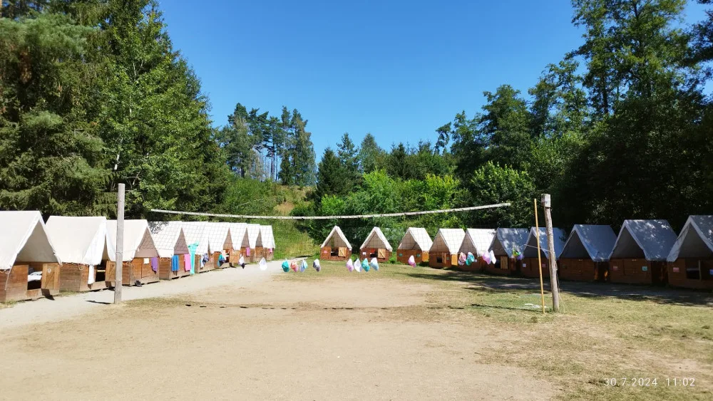 Letní tábor na Žďársku. Foto: se souhlasem Krajské hygienické stanice kraje Vysočina