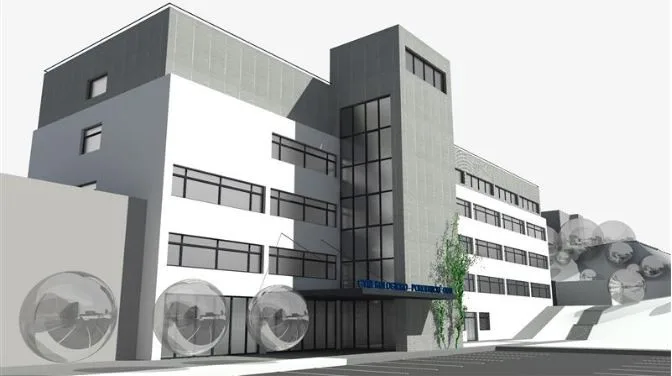 Vizualizace nového pavilonu. Foto: se svolením Nemocnice Nové Město na Moravě