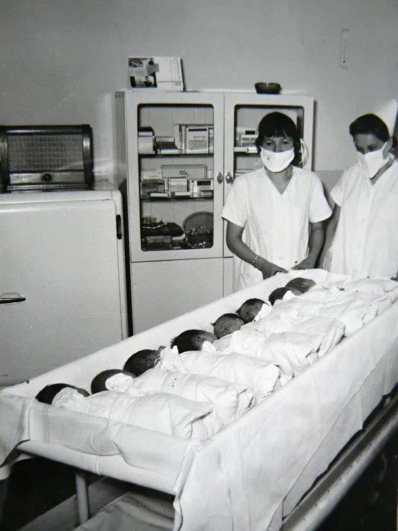 Snímek z historie novoměstské nemocnice. Foto: se svolením Nemocnice Nové Město na Moravě