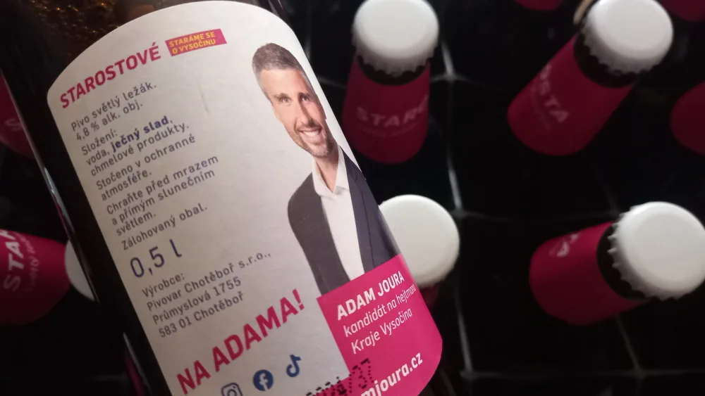Speciální edice piva od hnutí Starostové pro Vysočinu.