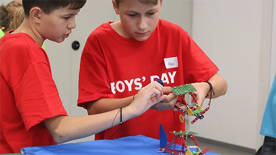 Záběry z průběhu Boys ´Day ze dne 19. září 2024. Foto Bosch