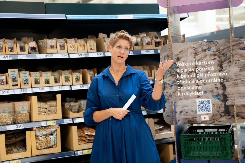 Tesco v Jihlavě rozšiřuje nabídku zdravých potravin, daruje tuny potravin lidem v nouzi, optimalizuje obaly a snižuje uhlíkovou stopu