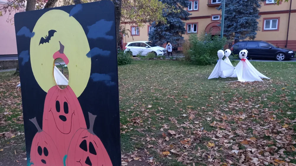 Jihlavský Palouček obsadili strašidelní obyvatelé z Hotelu Transylvania, příští neděli tam bude dýňování