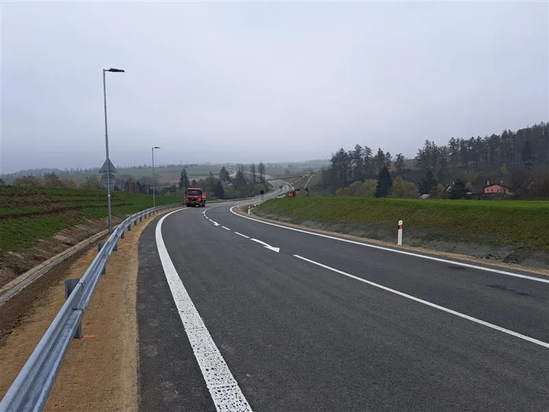 Jihovýchodní obchvat Jihlavy. Foto: Se svolením Kraje Vysočina
