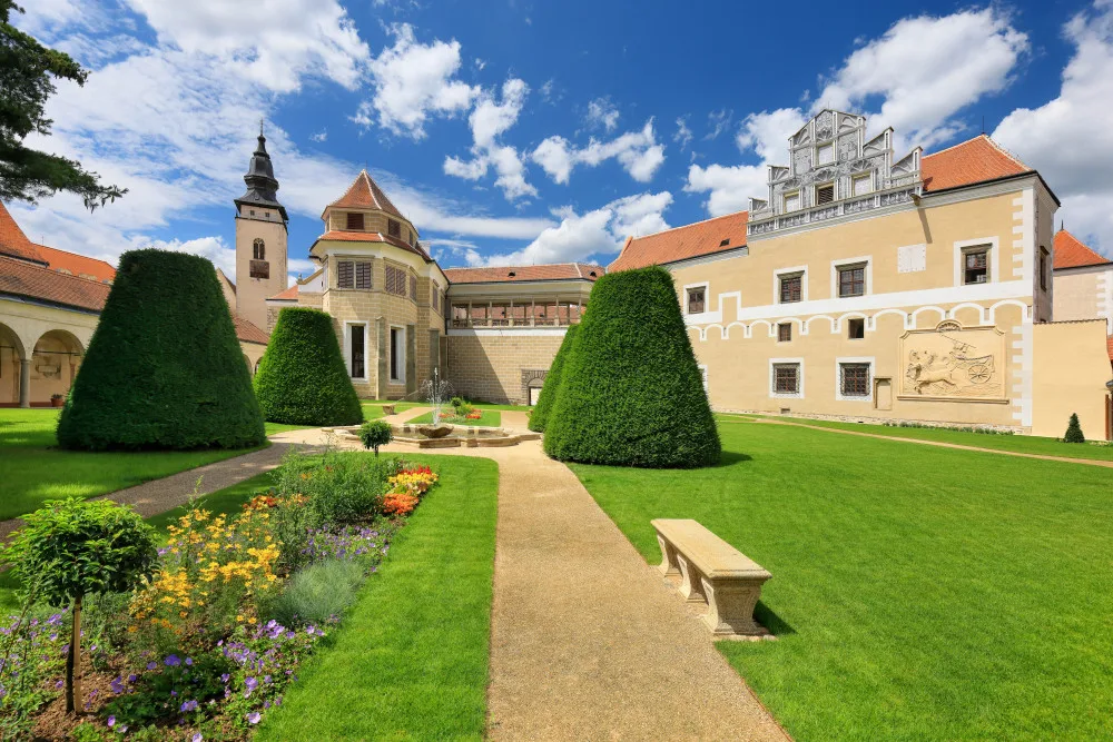 Zámecká zahrada v Telči. Foto: zamek-telc.cz