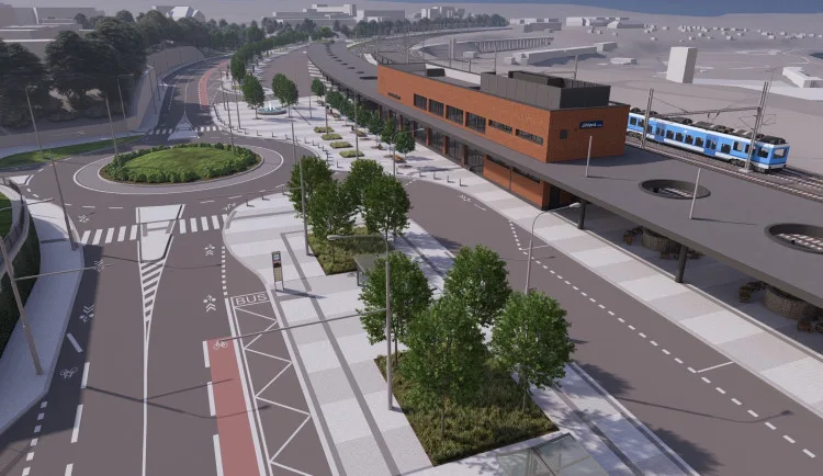 Vizualizace Centrálního dopravního terminálu. Foto: Se svolením Správy železnic
