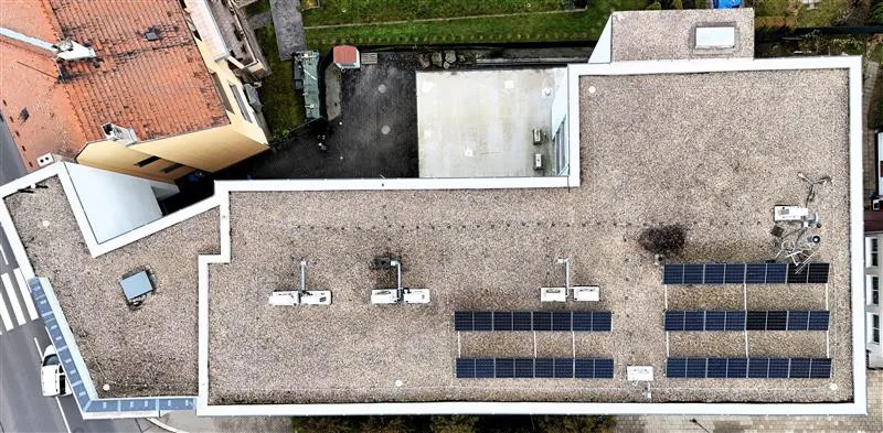 Kraj dal fotovoltaiku na třebíčské muzeum, pokryje čtvrtinu roční spotřeby energie. Foto: Se svolením Kraje Vysočina