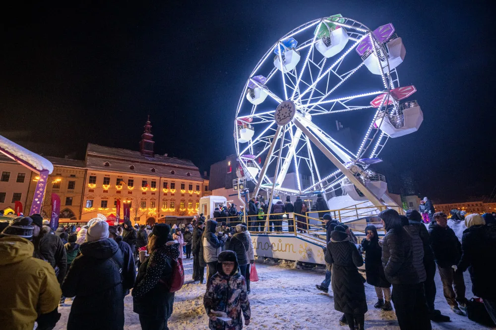 Vánoce v Jihlavě budou největší v historii, městem bude jezdit vánoční vláček. Foto: Se svolením Brány Jihlavy