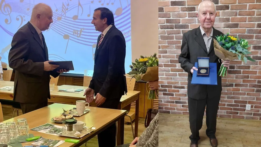 Emeritní primář interního oddělení Vladimír Drápalík se stal novým rytířem lékařského stavu