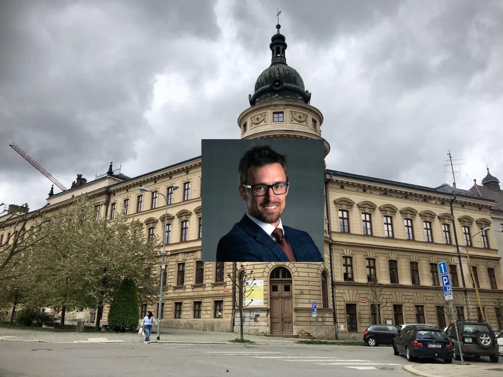 Lukáš Venkrbec, který byl odvolán z funkce ředitele jihlavské střední školy
