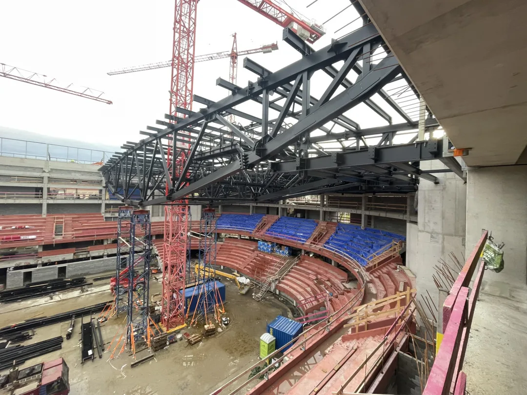 Stavba HMA, foto z 18.12.2024