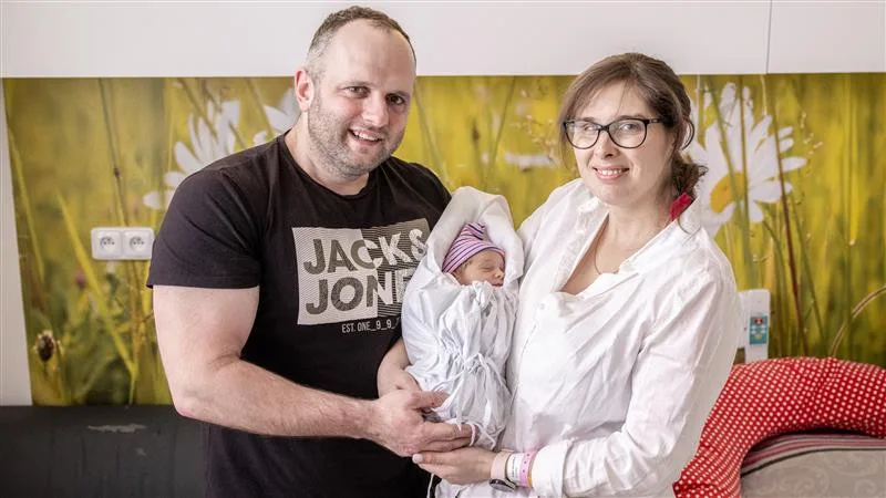 Prvním letošním jihlavským miminkem je Lily, narodila se 2. ledna. Foto: Se svolením Města Jihlava