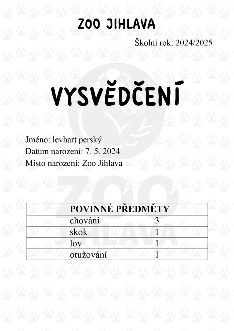 Zvířata v jihlavské zoo dostala také známky. Foto: Se svolením Zoologické zahrady Jihlava