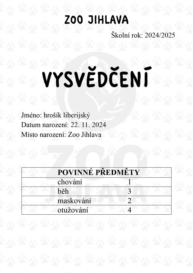 Zvířata v jihlavské zoo dostala také známky. Foto: Se svolením Zoologické zahrady Jihlava