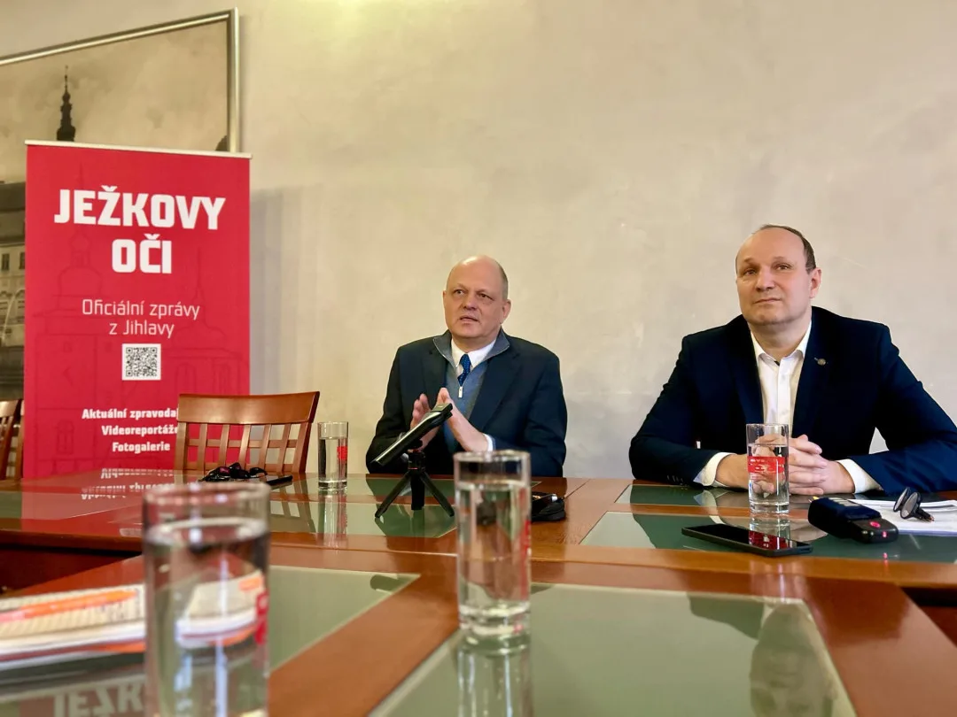 Náměstek primátora Martin Laštovička (vlevo) a primátor Petr Ryška.