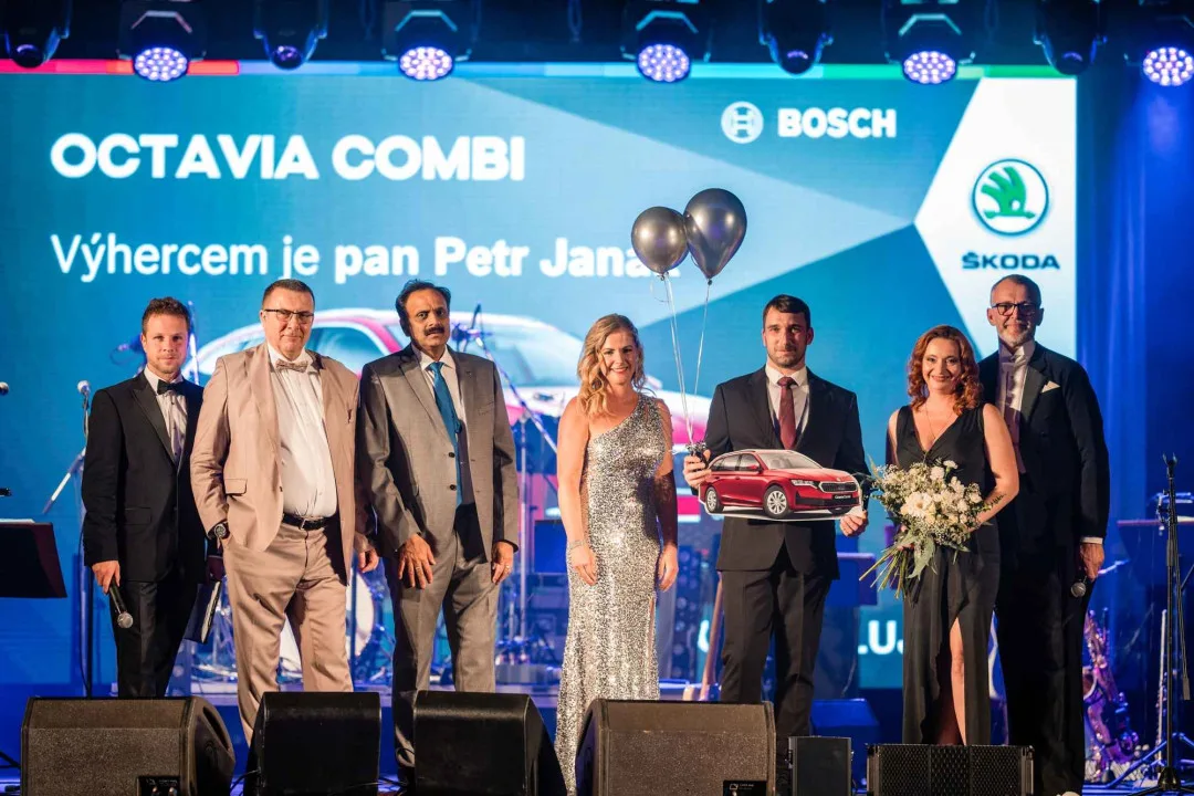 Bosch Jihlava: Ples plný hvězd, štědrý finanční dar pro Nemocnici Jihlava a Škoda Octavia pro top inovátora, foto: Bosch Powertrain