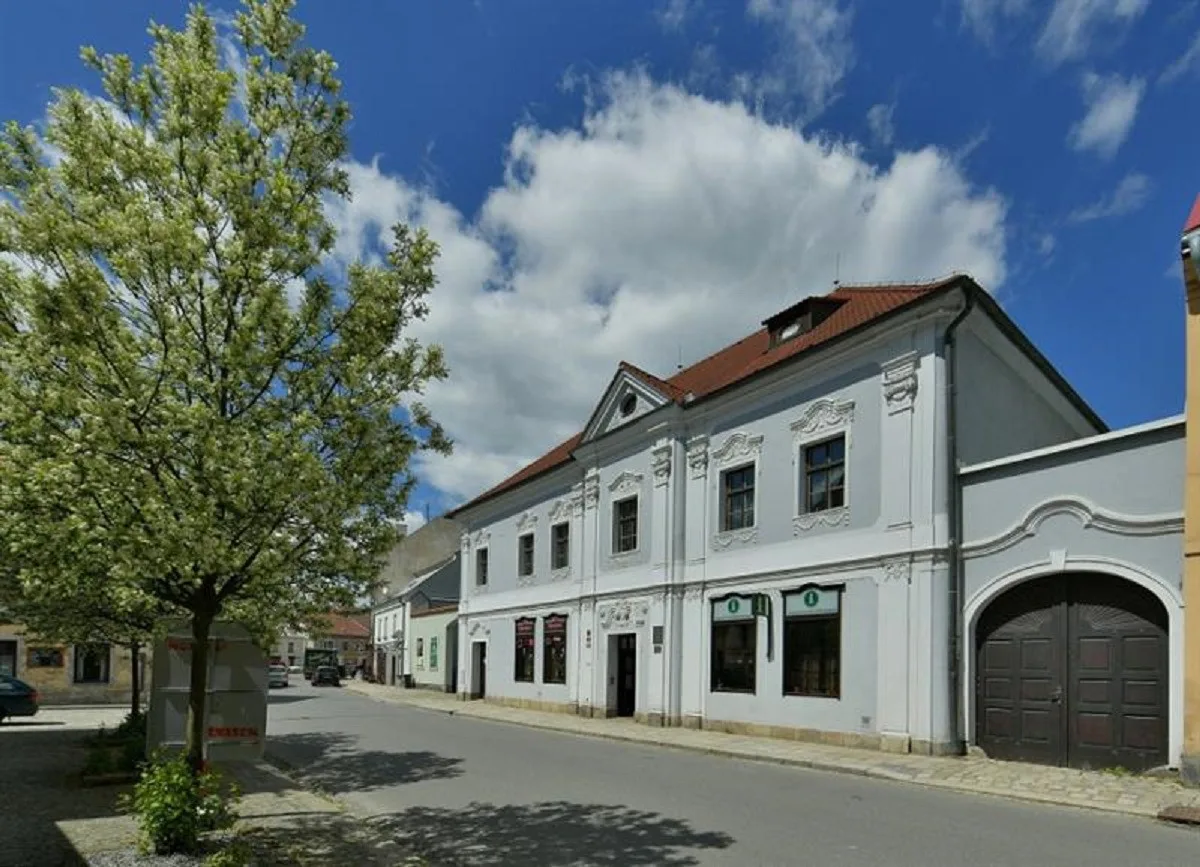 Třešťská pobočka Muzea Vysočiny Jihlava sídlí v Rooseweltově ulici, v rodném domě J. A. Schumpetera. Foto: Kraj Vysočina/Vladimír Kunc