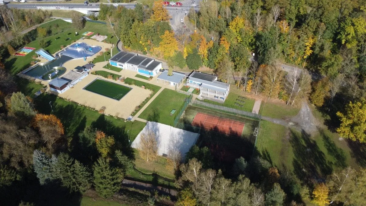 Nový bazén má vzniknout vedle letního koupaliště. Foto: Se souhlasem Městského úřadu Havlíčkův Brod