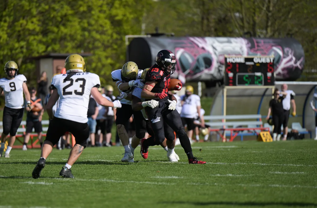 Velikonoční duel Vysočina Gladiators zvládli, porazili dosavadního lídra ligy. Foto: Petr Milfait