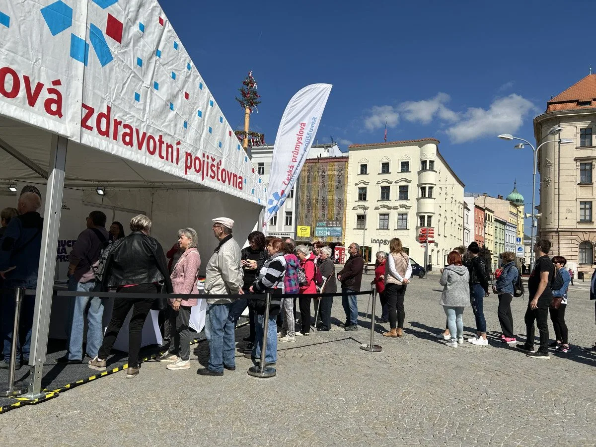 O kontrolu znamének byl v Jihlavě zájem. Hodinu a půl ve frontě, řekl první čekající