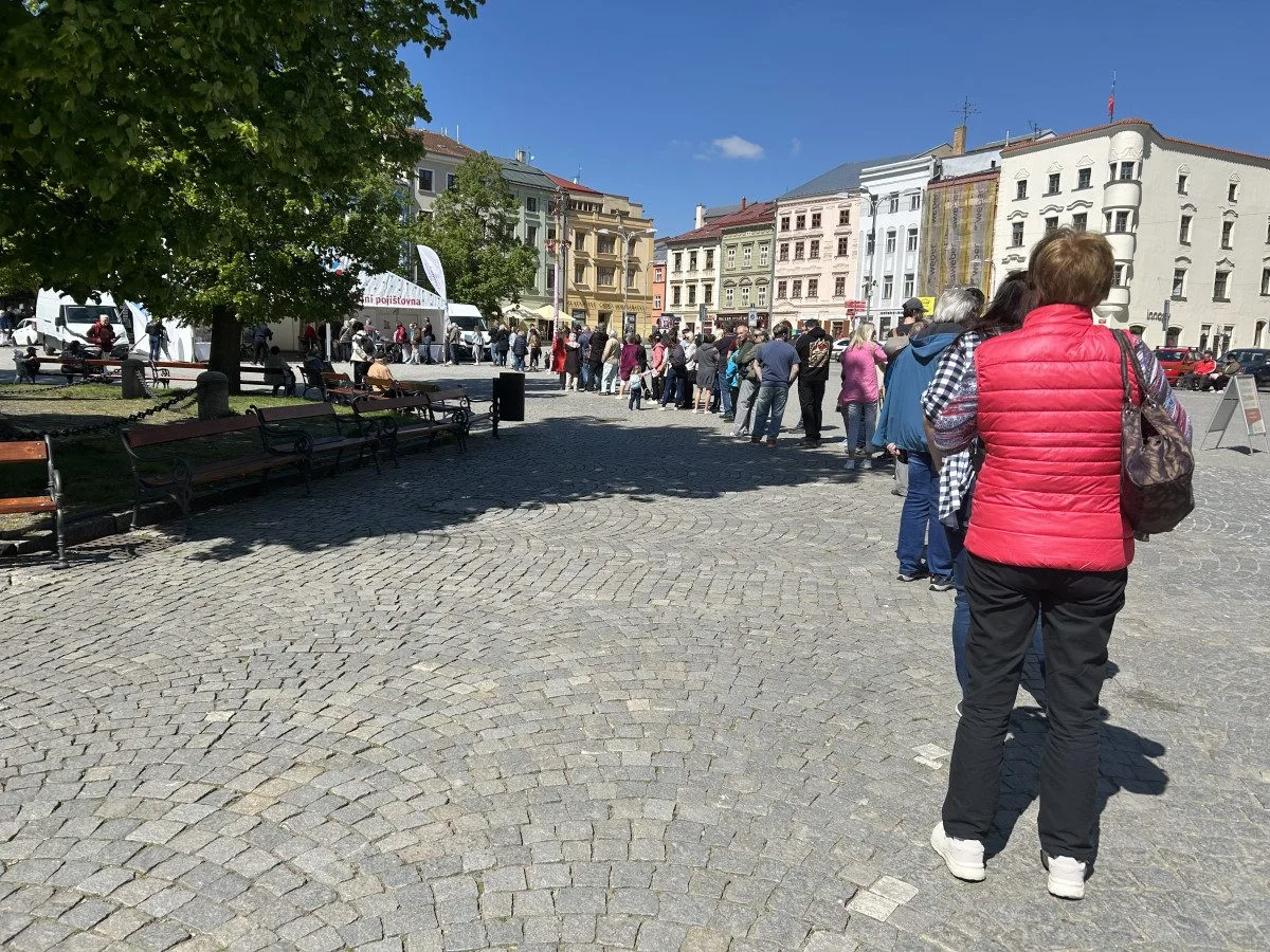 O kontrolu znamének byl v Jihlavě zájem. Hodinu a půl ve frontě, řekl první čekající
